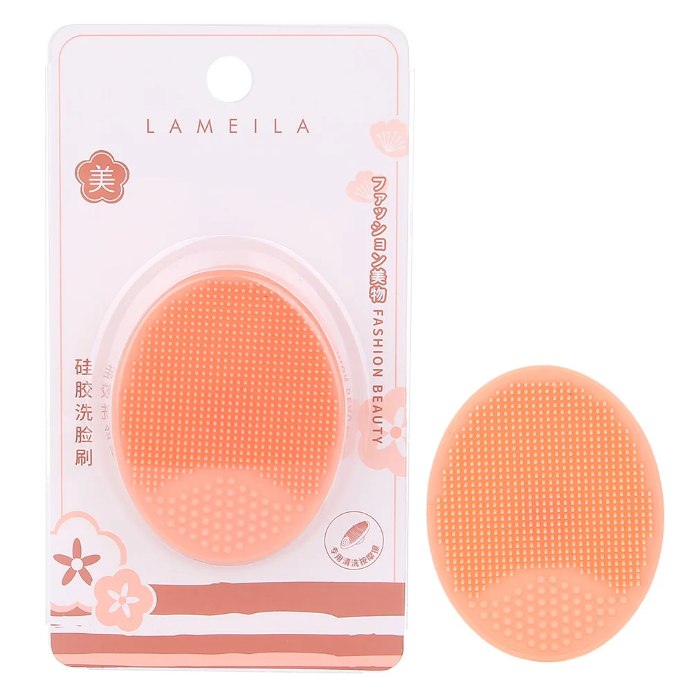 1 pz Silicone spazzola per la pulizia del viso viso poro profondo cura della pelle Scrub detergente strumento nuovo Mini bellezza morbida pulizia profonda esfoliante