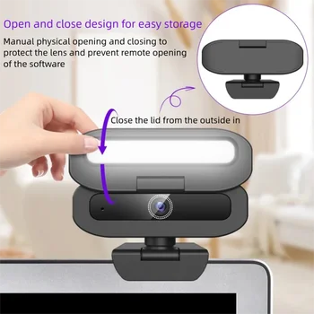 4K Autofocus Webcam With Fill Light 1