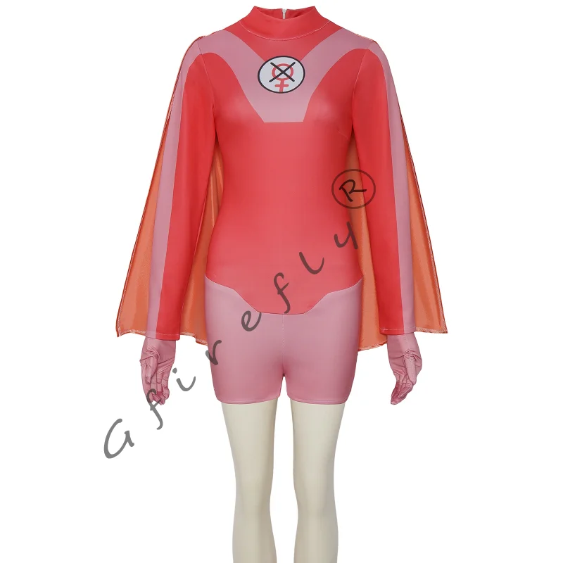 Anime Invincible Atom Eve Cosplay Fantasia Costume Disguise Adult Women Jumpsuit Cloak Outfits Female Halloween Carnival Suit