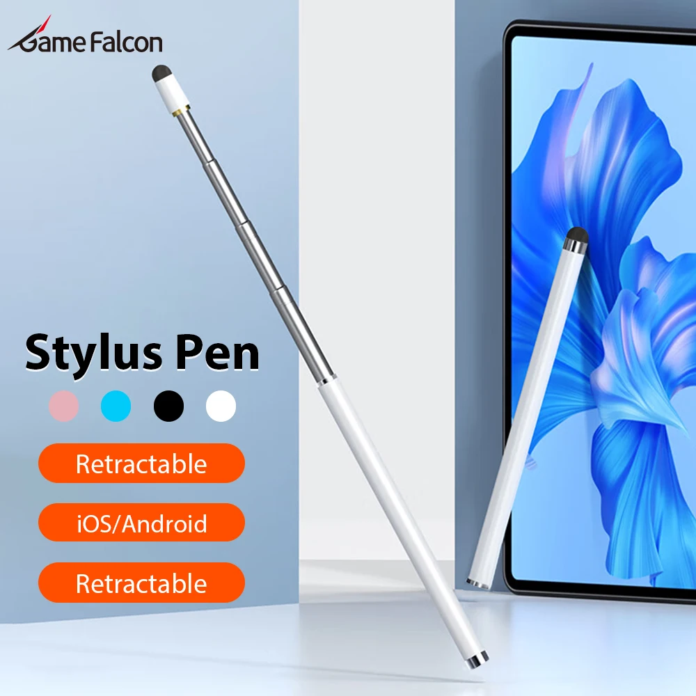 Universal Stylus Pen Retractable Touch Screen Capacitive Pen For Android iOS For iPad 13 Apple Pencil Phone Huawei Xiaomi Tablet