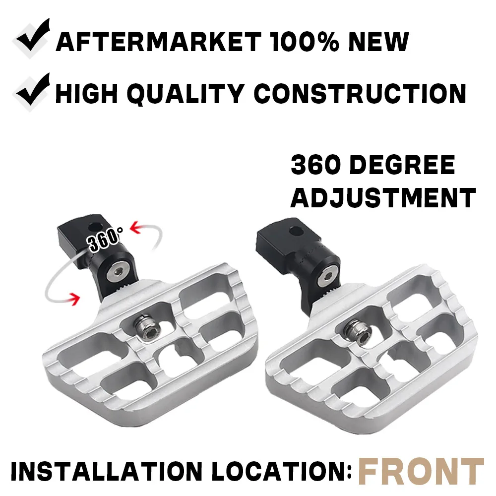 

For Indian Scout Sixty Rogue ABS Bobber Twenty Rotatable Extend Lowering Foot Rests Pedal Footpegs Motorcycle Front Footrest