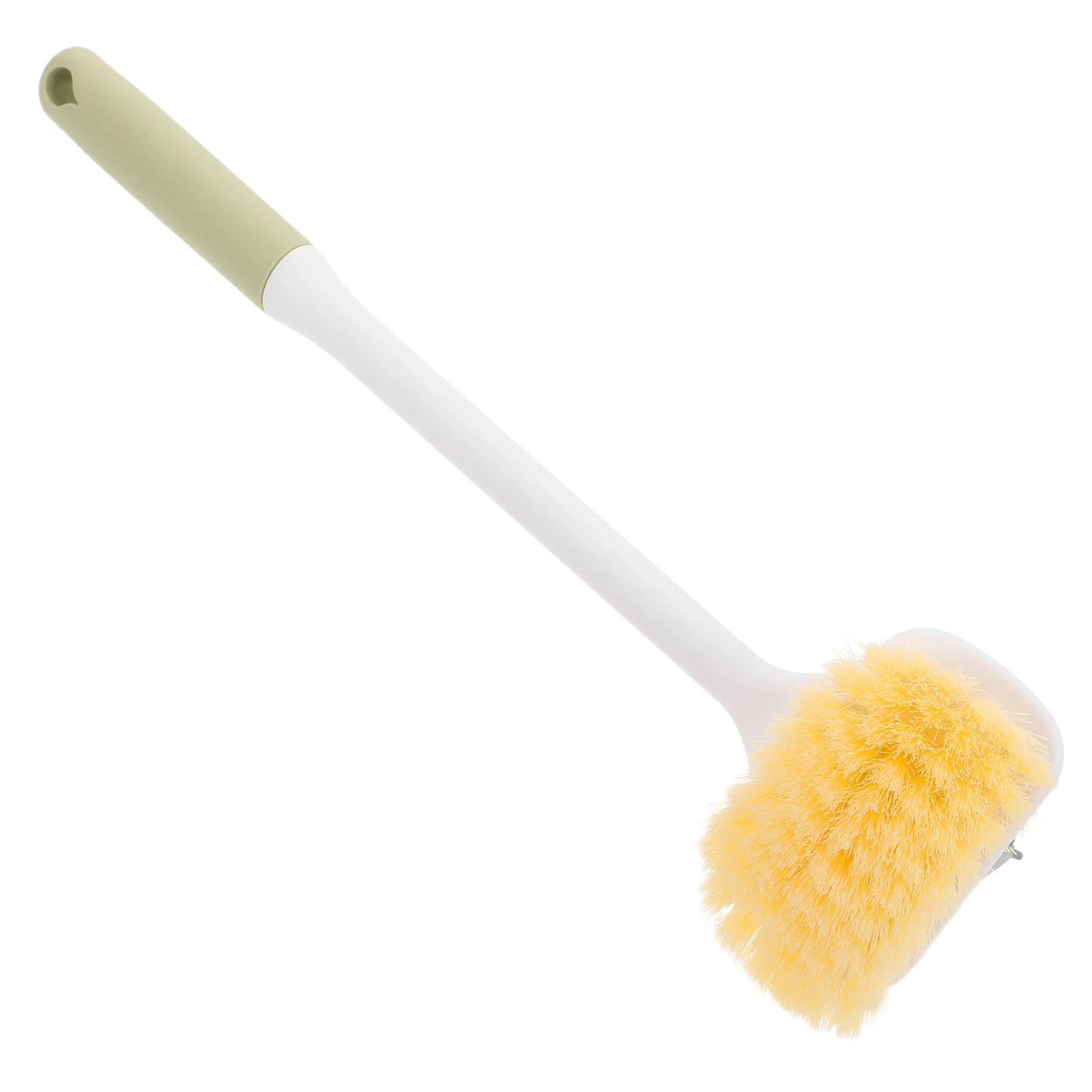 

Long Handle Foot Brush Shower Body Cleaning Bathing Tools Silica Gel Back Scrubber Dual Sided Bristles Removes Dead Skin