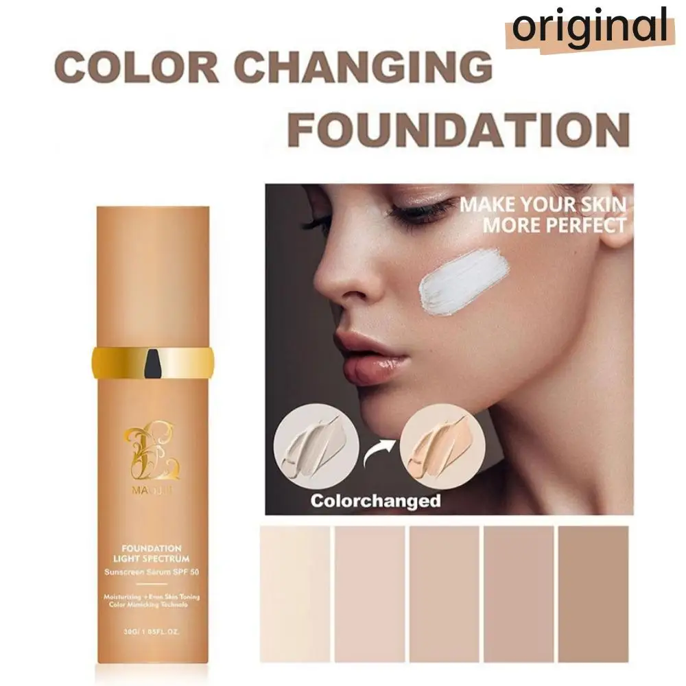 

4 In1 Bionic Color-Changing Concealer Foundation Hydrating Moisturizing Skin Repair Sunscreen Waterproof Full Coverage Concealer