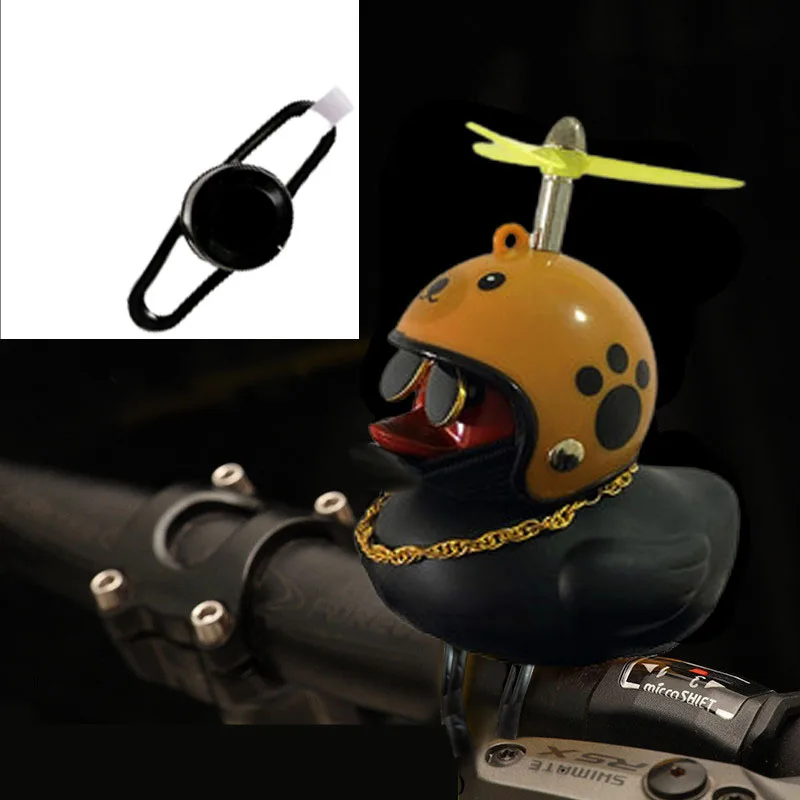 Fahrrad Kleine Gelbe Fahrrad Ente Fahrradklingel Gelbe Luftschraube Helm Ente Ente Fahrrad Wind Motorrad Reiten Radfahren Zubehör