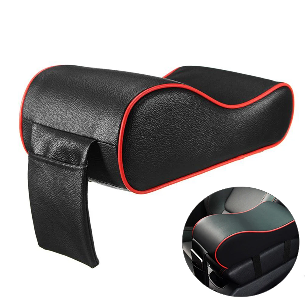 

Armrest Mat Car Cushion Console Pad Center Pads Adjustable Straps Durable Scratch Resistance Long Driving Fatigue Relief