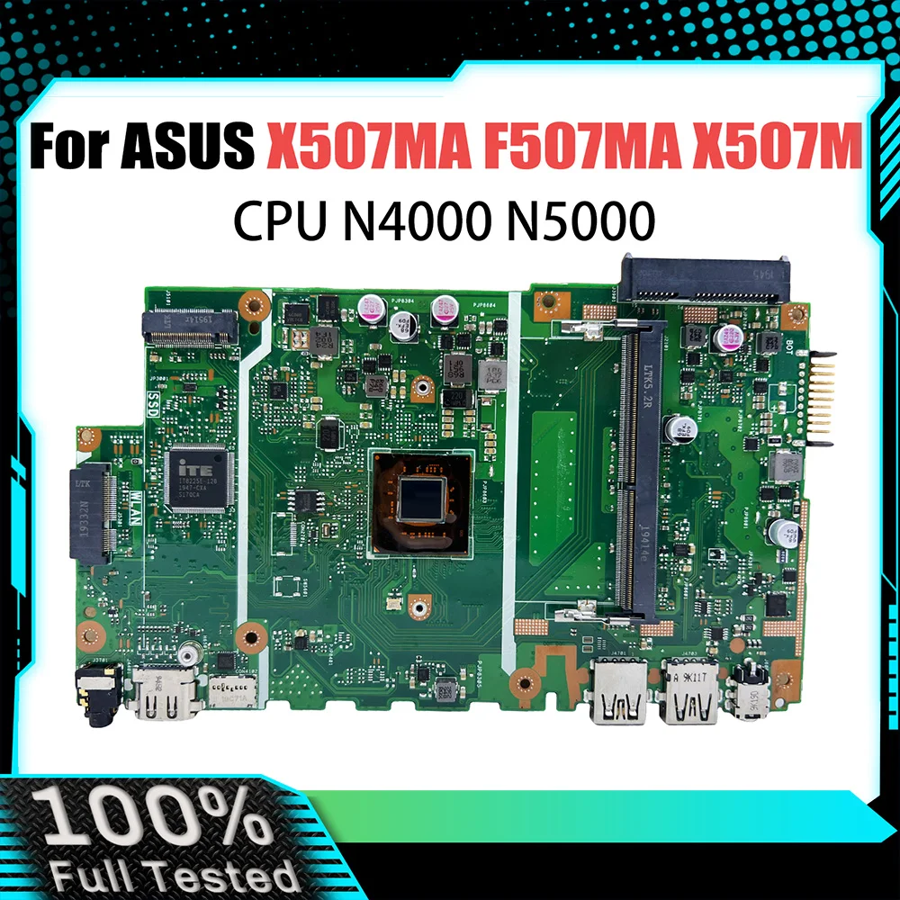 

Материнская плата для ноутбука X507MA для ASUS F507MA X507M A507M R507M с процессором N4000/N5000, DDR4, 100% работает хорошо