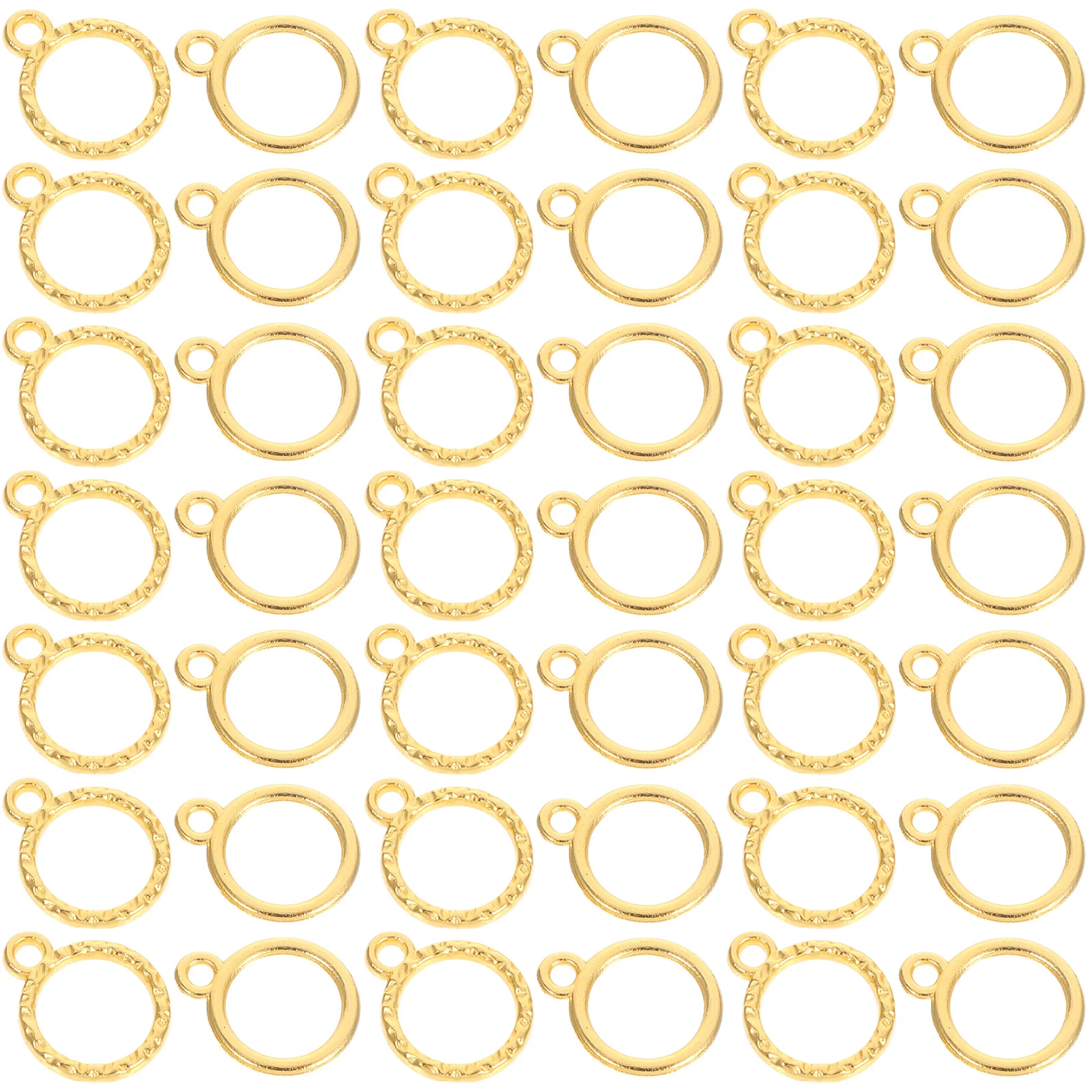 

100Pcs Mini Hollow Frame Pendants Zinc Alloy DIY Resin Pendant Blanks for Necklace Bracelet Earring Jewelry Making Supplies