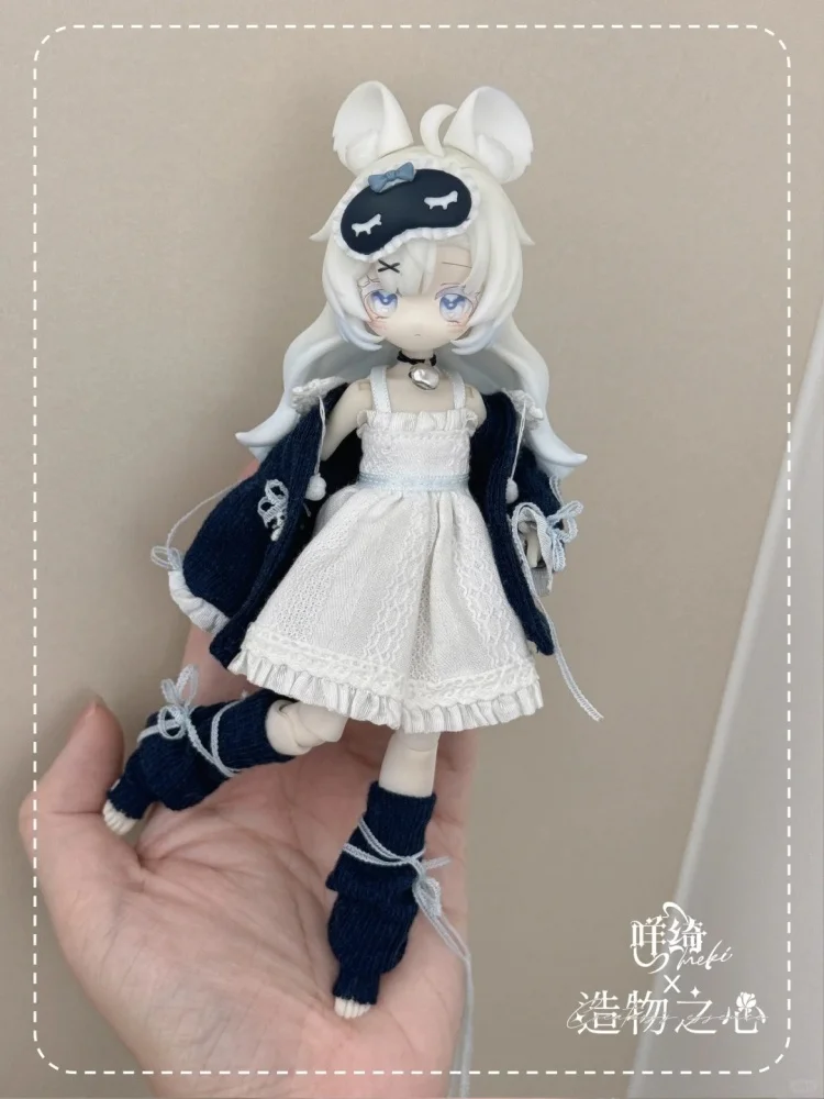 Creaters's Essence 1/12 Mjd 블라인드 박스 Meki 공동 이동식 인형 13cm 애니메이션 장식 액션 피규어 Kawaii Collectible Toys 썸네일 3