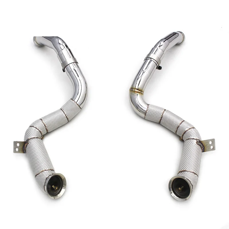 

Head Section High flow Pipes Exhaust Pipes branch downpipe Exhaust Pipe with catalyst for Mercedes-Benz C63/C63S AMG W205 4.0T