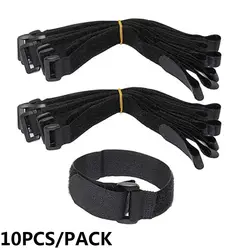 20*500mm 10pcs New Self-adhesive Multil Purpose Durable Strap Cable Ties Nylon Hook & Loop Bike Tie Reusable Fastening