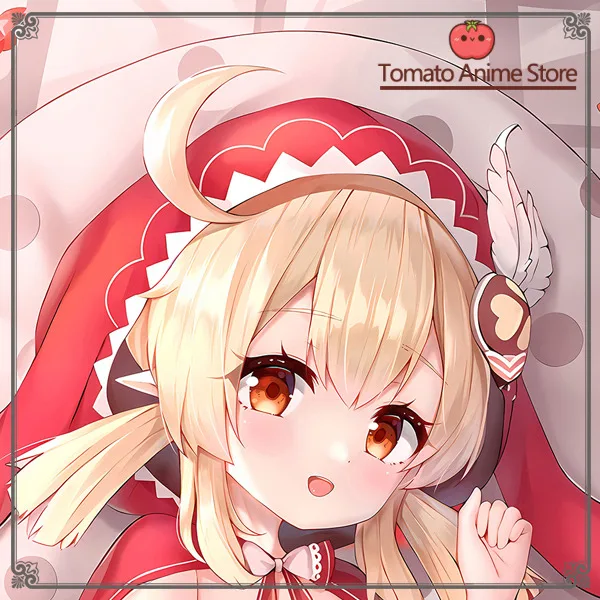 

Anime Genshin Impact Klee Dakimakura Hing Body Pillow Case Cosplay Japanese Otaku Cushion Cover Xmas Gifts