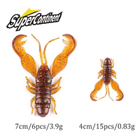 2023 Supercontinent Filet Craw Bait perch Lures Soft Lure Fishing Lures shrimp Lobster Soft Plastic Lure Fishing Lures