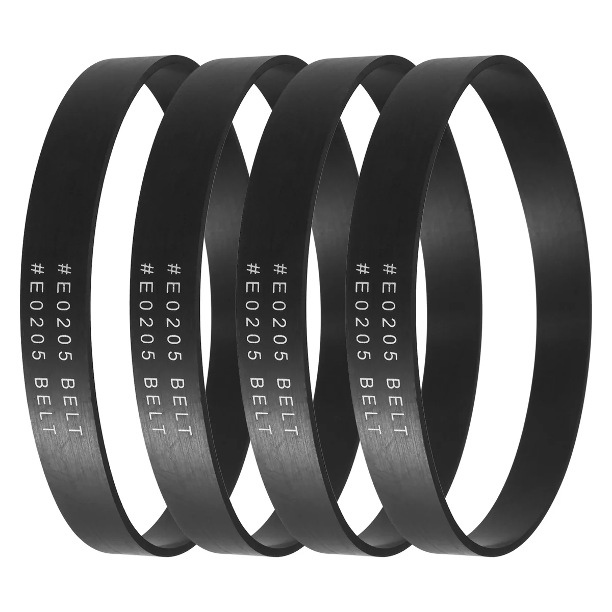 GIGI 4 Pack Vacuum Belt Replacement Belts for Style U E0205 Upright Vacuum Cleaner,for NEU202,NEU181,NEU180,Etc