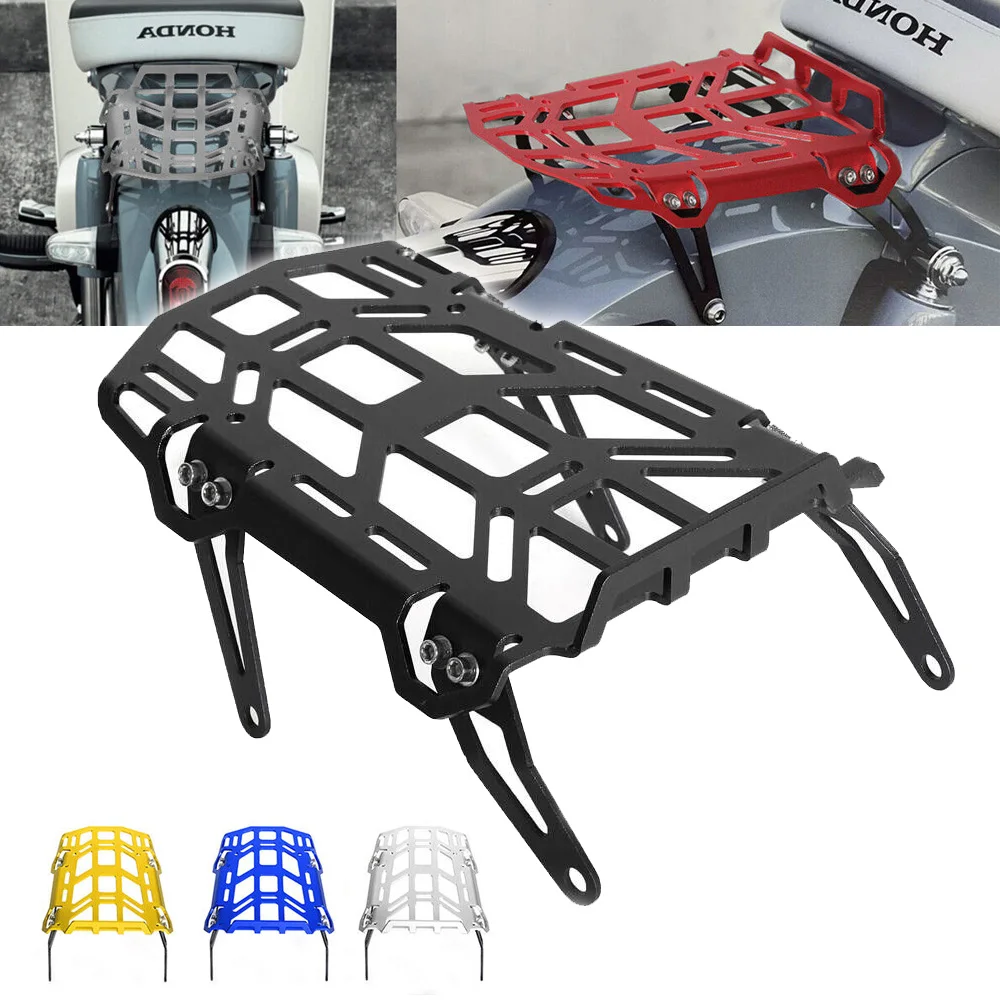 

Для Honda Super Cub 125 2018-2024 мотоцикла задняя багажная полка задняя бабка верхний чехол держатель багажника полка опорный кронштейн