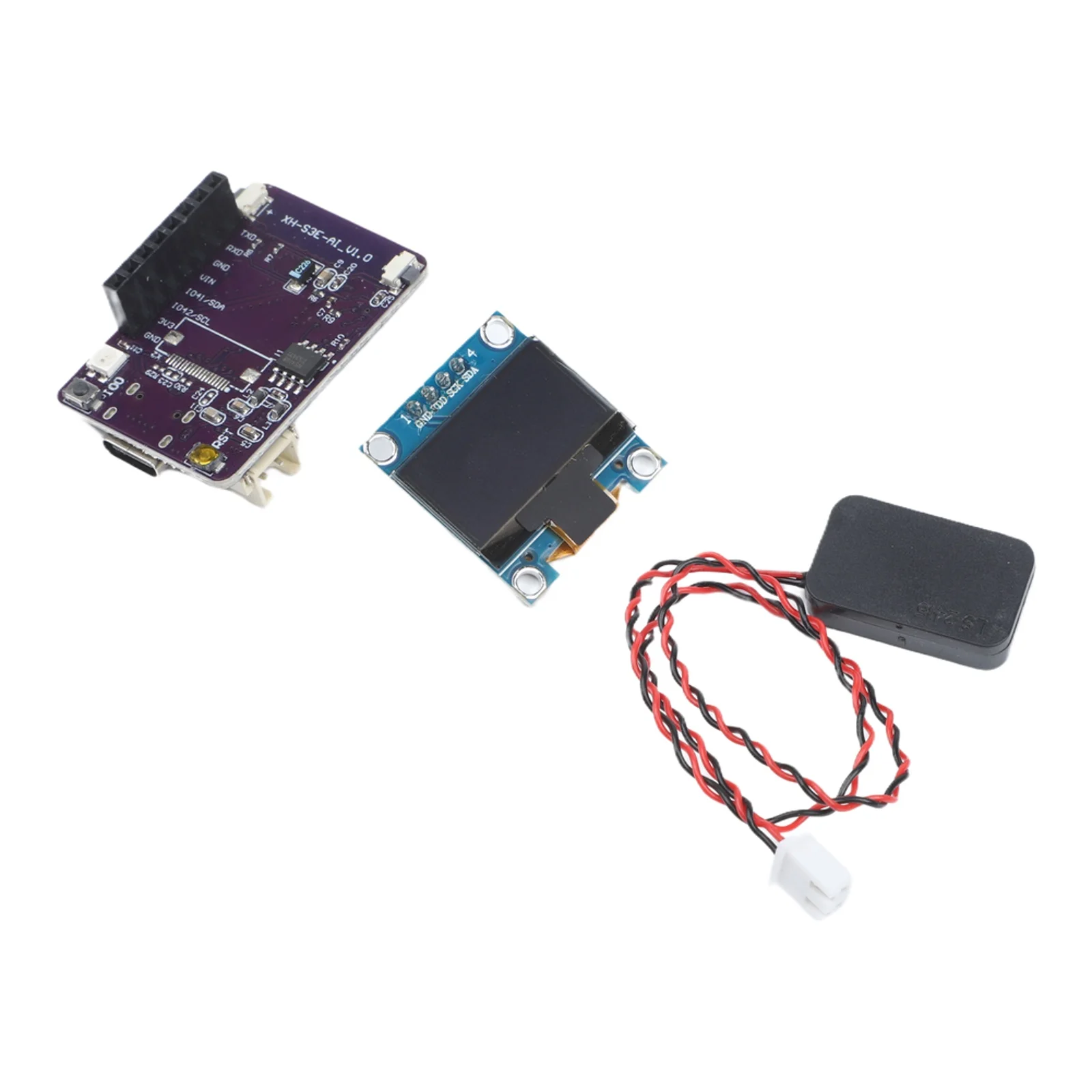 

For AIoT Projects AI Voice Module Customizable AI Robot Kit Voice Recognition Device Built-in Microphone And Speaker