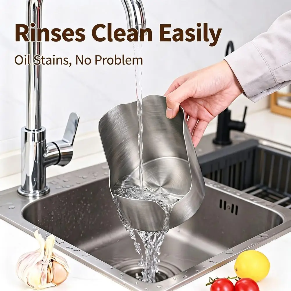 Stovetop Pot Lid and Utensil Holder Stainless Steel Wave Design Stand with Drip Tray and Steady Base for Spoons Ladles Pan Cover