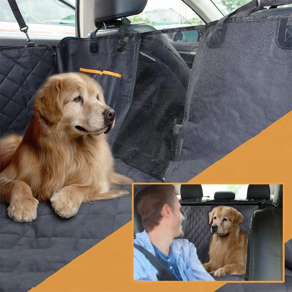 

Dog Car Seat Cover Waterproof Pet Travel Mat for Rear Back Seat Dog & Cat Hammock Cushion Carrier Protector for Car Rides