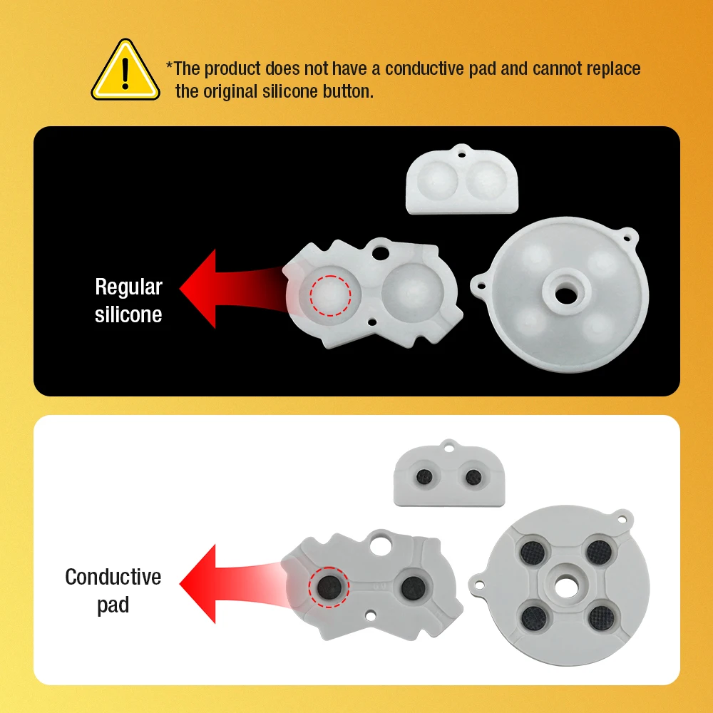 Apexneer GBA Tactile Buttons For Gameboy Advance GBA Film Button Mod kit