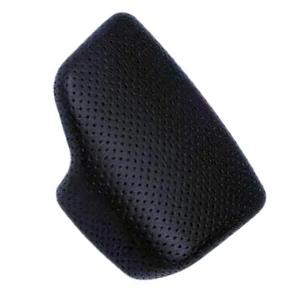 For A4 for s4 Gear Shift Knob Cover Car Interior Upgrade Plush Suede Accents Perforated Leather Insert Carbon Fiber Print