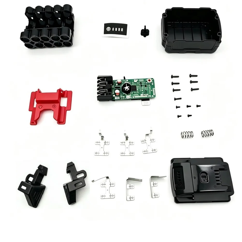 ABS Plastic For battery Enclosure for 10X18650 Cells with PCB For protection Board for 18V For 48-11-1880 Series