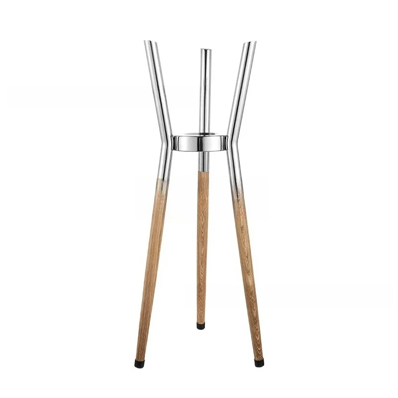 

Stainless steel ice bucket bar household with ice bucket with tripod luxury wine bucket