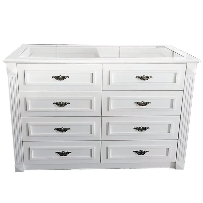 TAO  Cloakroom Storage Cabinet Middle Island Cabinet Bucket Cabinet Jewelry  Store Double-sided  Jewelry