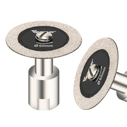 1/3/5PCS 50mm diamant zaagblad met M14 schacht carving acryl verwijderbare schacht mini molen glas carving keramische kristal tegel