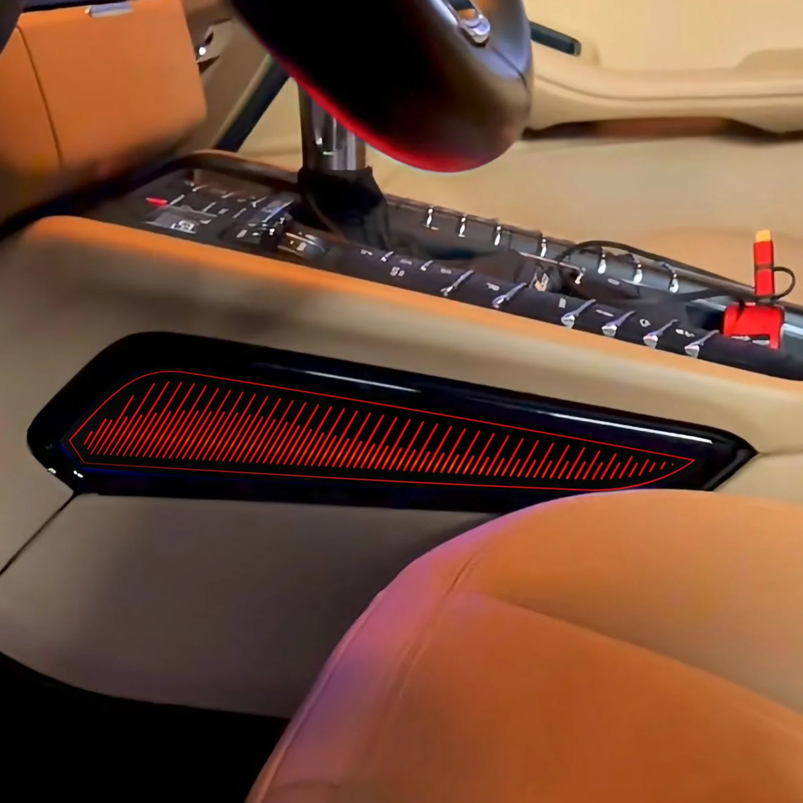 LED Ambient Light For Porsche Macan 2014-2024 Atmosphere Environmental Molded Trim Ambilight Lighting Dynamic Magic