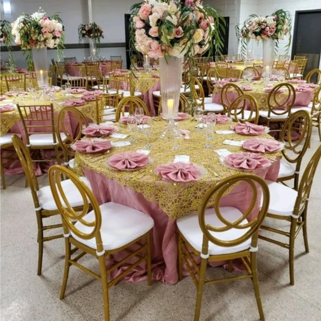 50pcs Luxury Wedding Chairs Gold For Wedding Reception Hotel Banquet Chair Hotel Stacking Gold Wedding Phoenix Chairs For Sale AliExpress