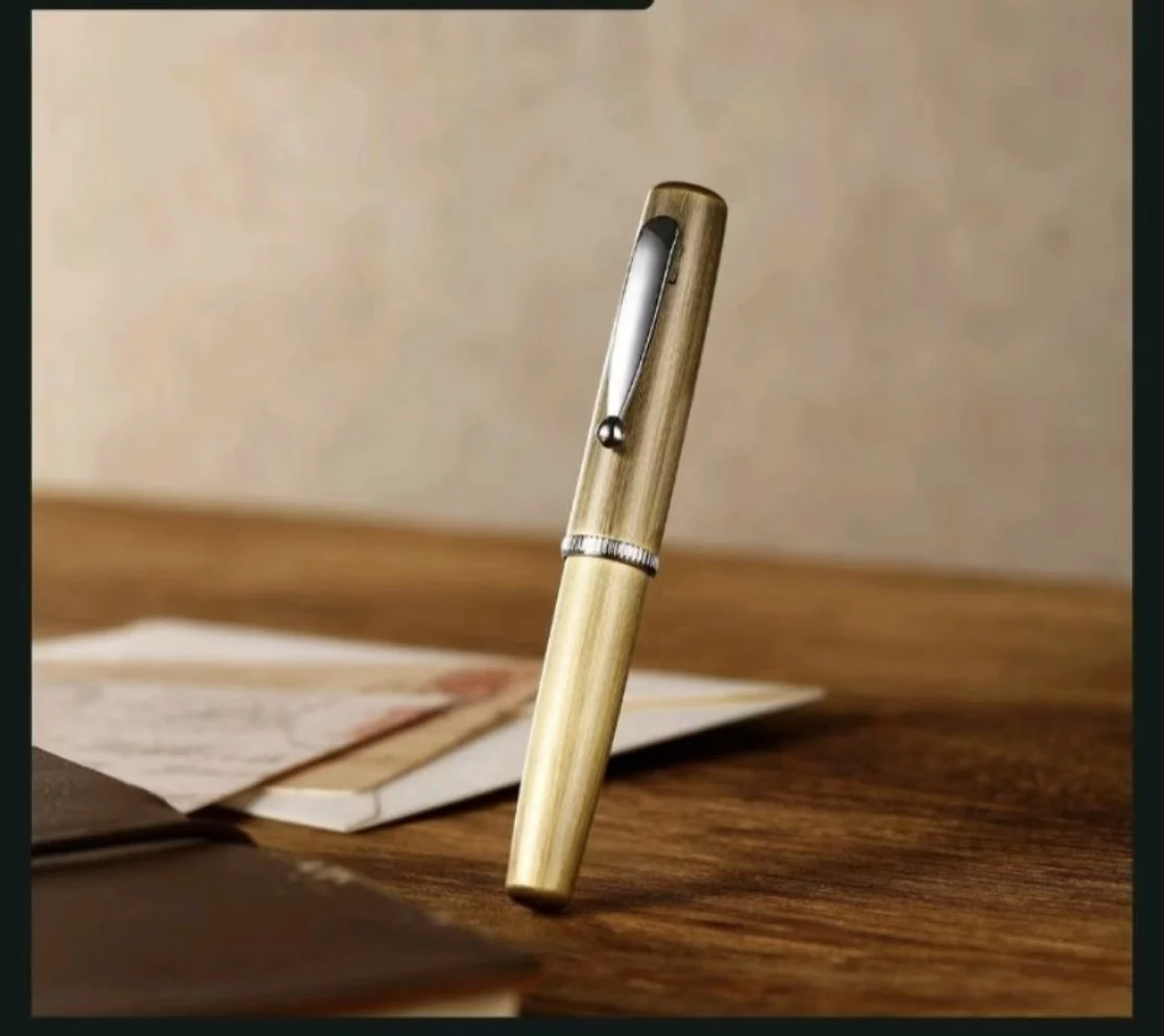 Portable Mini Pocket Fountain Pen KOMONO Brass Limited Edition Gift Kit Hand Writing Journal Stationery Present