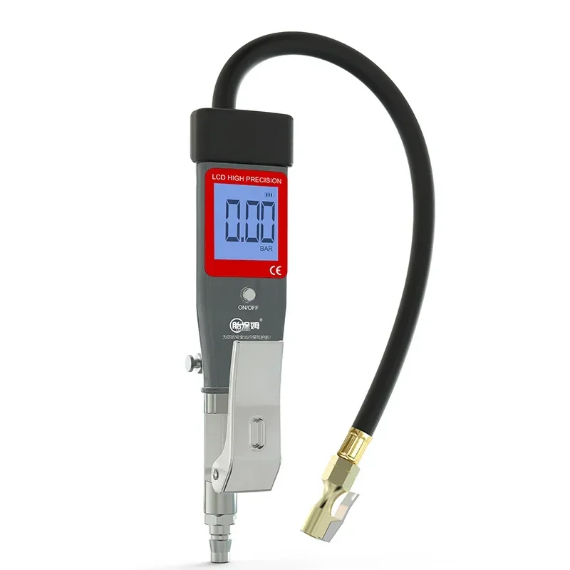 Barometer tire pressure digital display inflatable pump meter tire pressure gun charging model