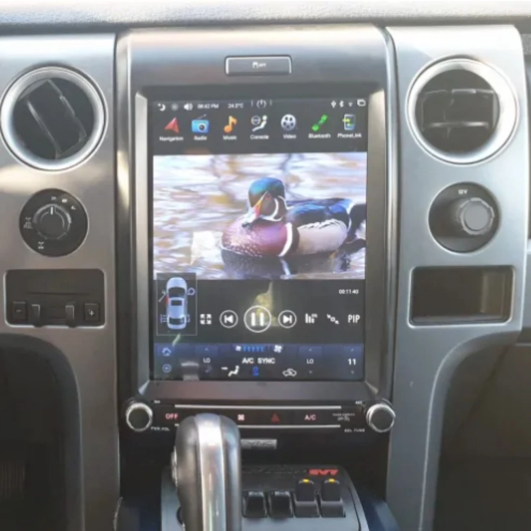 

Android 13 для Ford F150 2013 - 2021 автомобильный стерео экран в стиле Тесла мультимедийный Головной блок беспроводной CarPlay GPS навигатор 2 Din