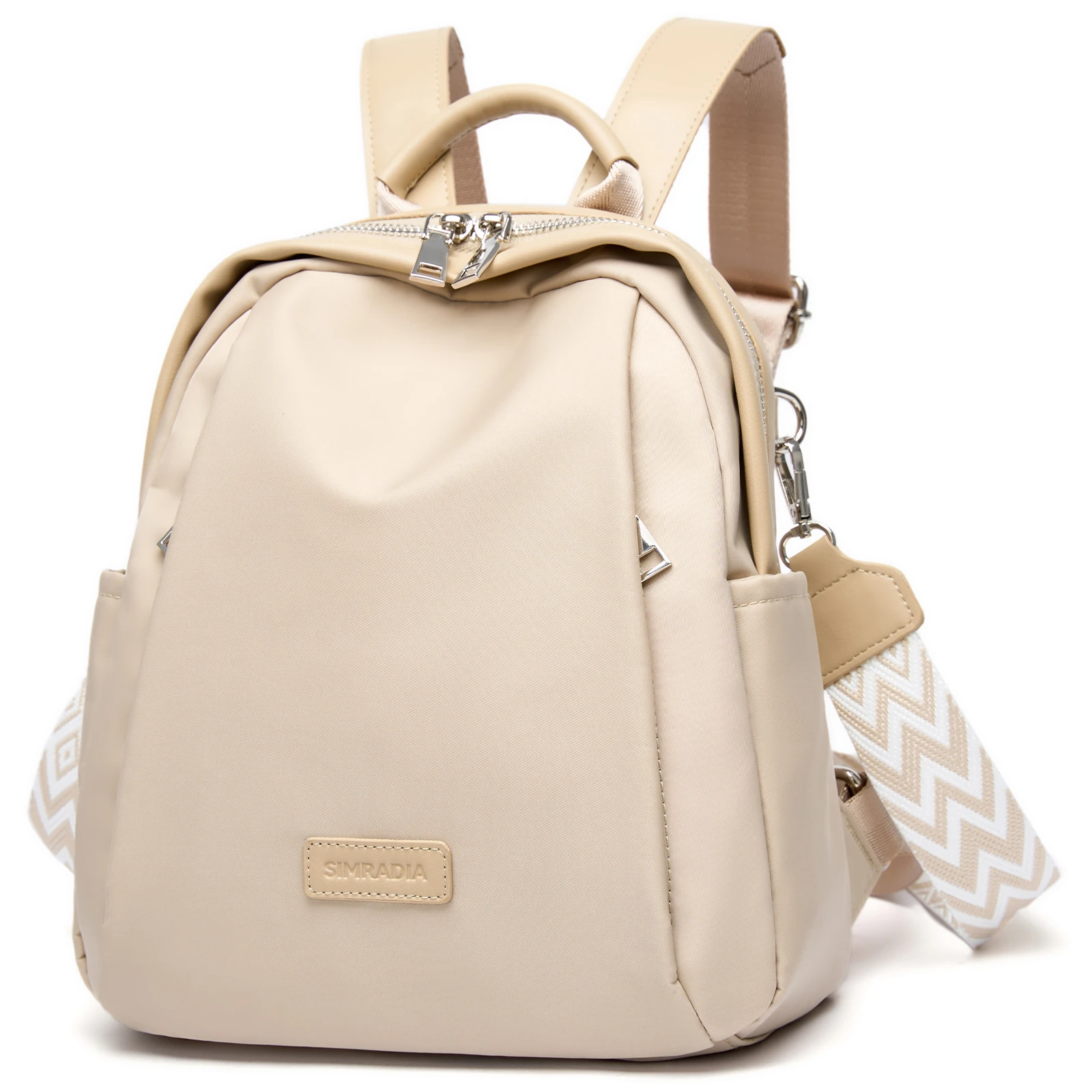 Casual Fashion Travel Backpack Waterproof Oxford Women Backpack Luxury Design With Anti-Theft Zipper Bag Fit 9.7-Inch IPad