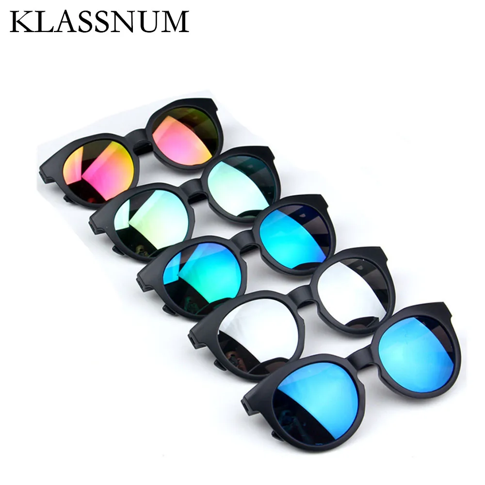 

Kids Sunglasses Lovely Baby Sunglasses Children Reflective Mirror Sun Glasses For Grils Boys Round Eyewear UV400 Gafas De Sol