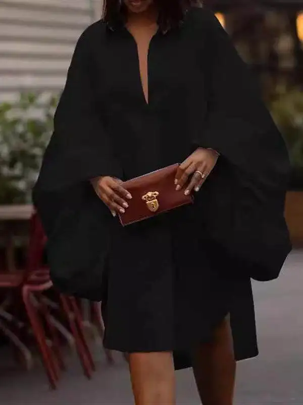 

Летнее модное платье-миди свободного кроя с разрезом, приталенное, с длинным рукавом, из полиэстера, для женщин среднего возраста