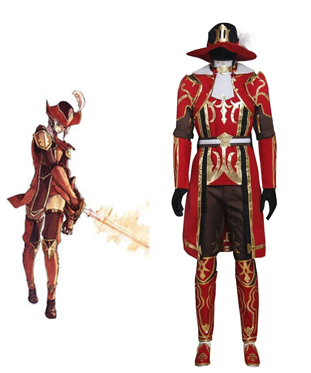 Final Fantasy XI 11 Red Mage Cosplay Costume Custom Made