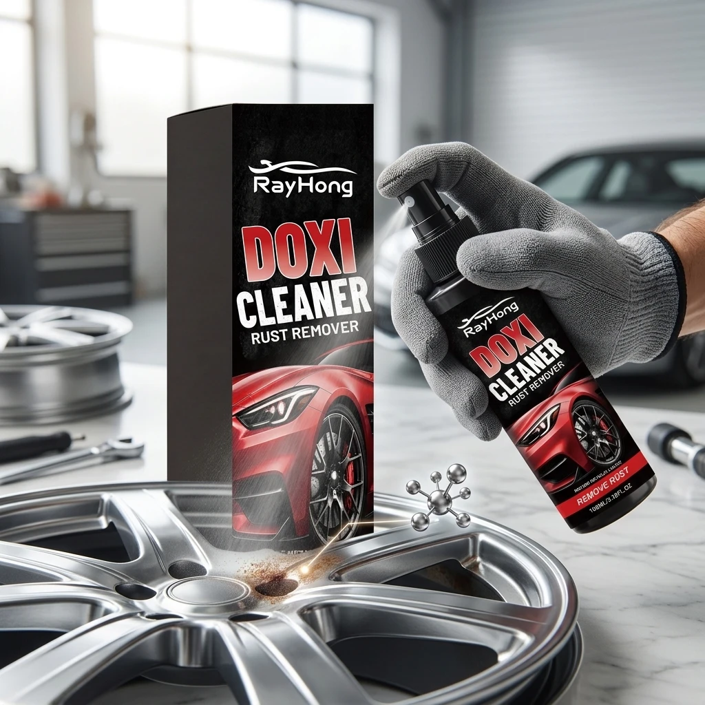 Car Rust Remover Spray Decontamination Dissolves Stubborn Oil Stains Exhaust Pipe Metal Polish Refurbish Multi-purpose Degreaser