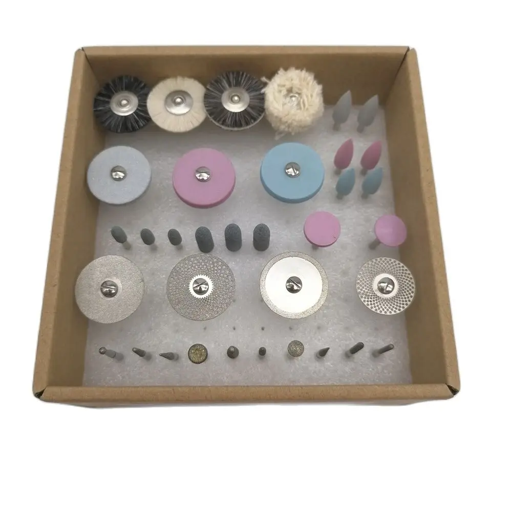 

Dental Laboratory Ceramic and Porcelain Grinding Kit Popular HP Bur Set For Hard Materials Finshing and Polishing