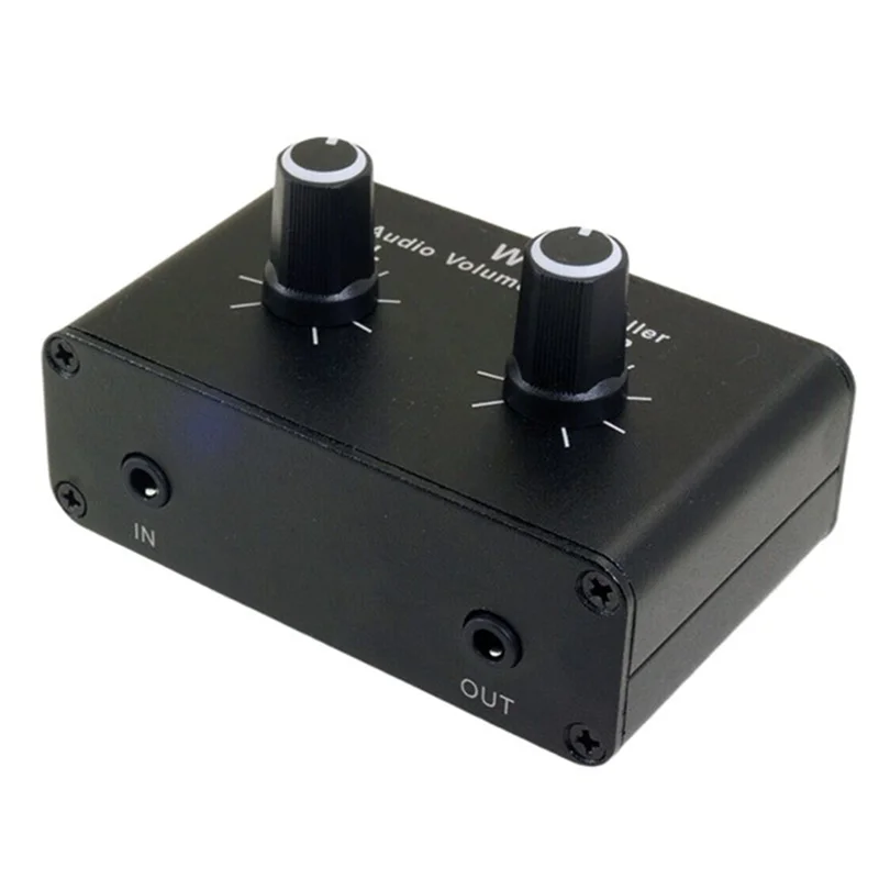 W-22 Passive Stereo Volume Audio Adjustment Controller Left And Right Channel Independent Adjustment