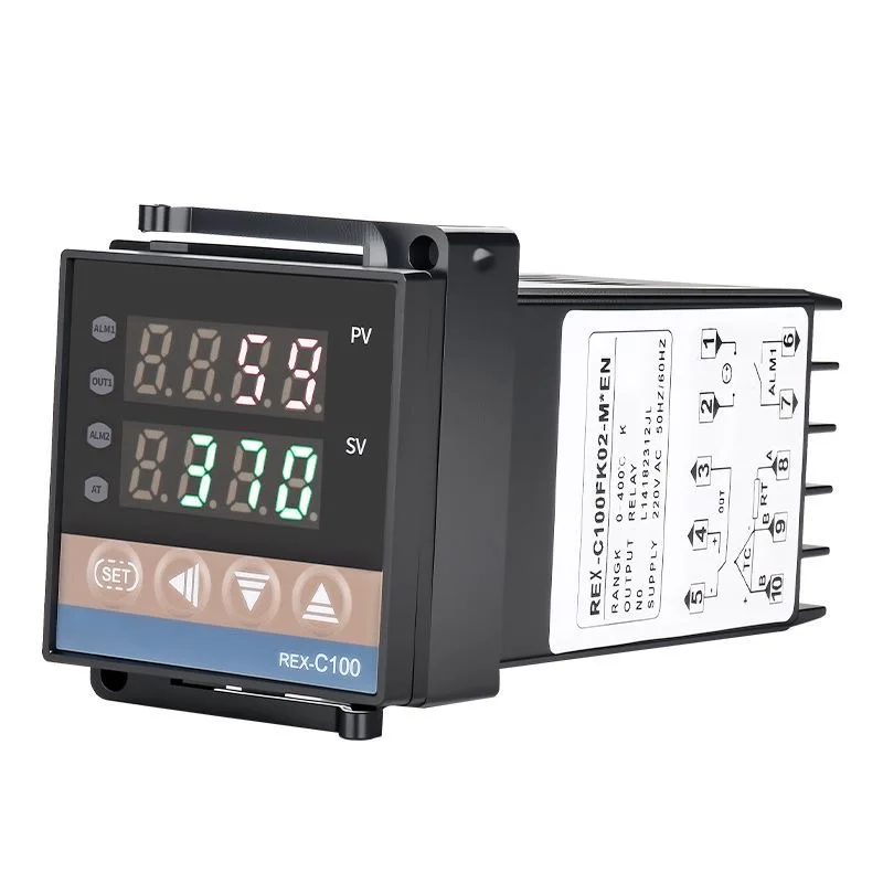 Pengontrol suhu digital PID ekonomis multi-input Fahrenheit atau Celsius RKC REX-C100