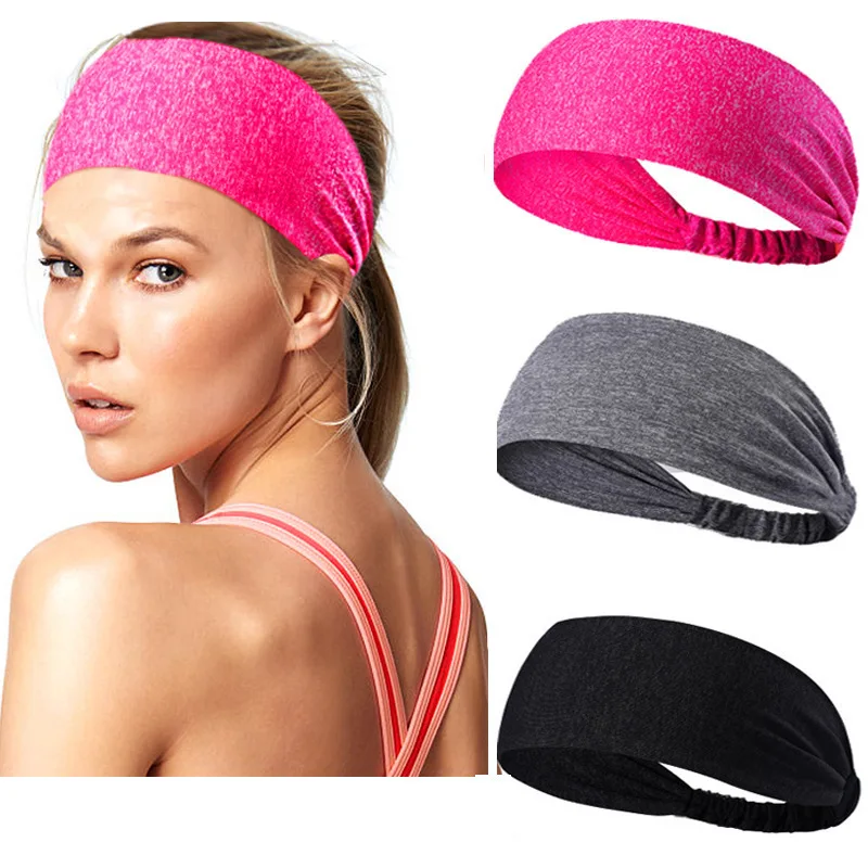 

Yoga Headband Sweat Wicking Fast Dry Sports Hairband for Running Fitness