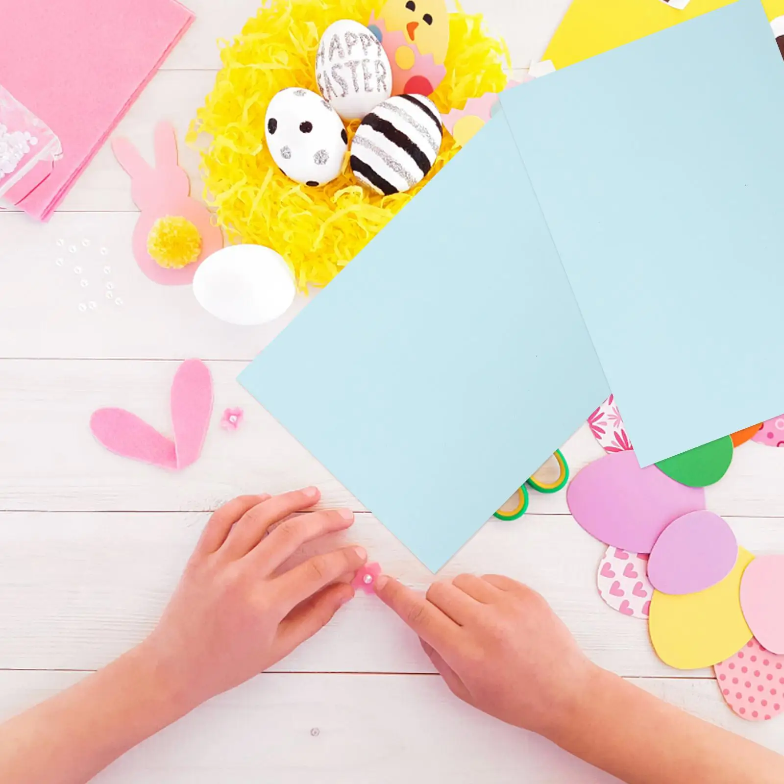 100 Sheets Printing Papers Colored Printer Construction Art Craft Manual Typing