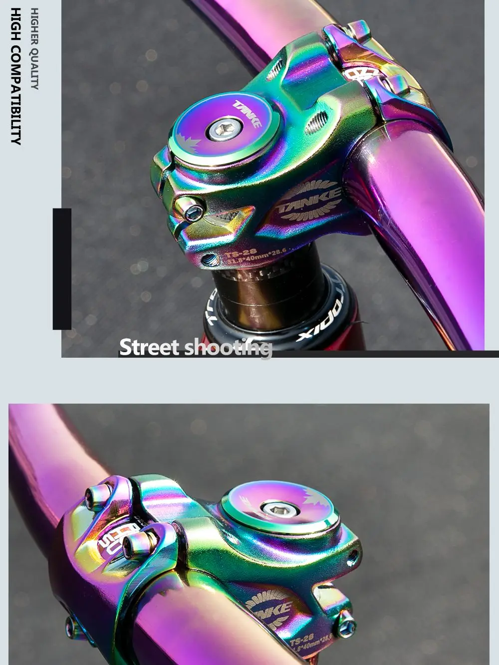 AliExpress NONE MTB High-Strength Lightweight Bicycle Stem CNC Aluminum Alloy 0 Degree Rise  AM Enduro For 40mm / 31.8mm Bike Handlebar