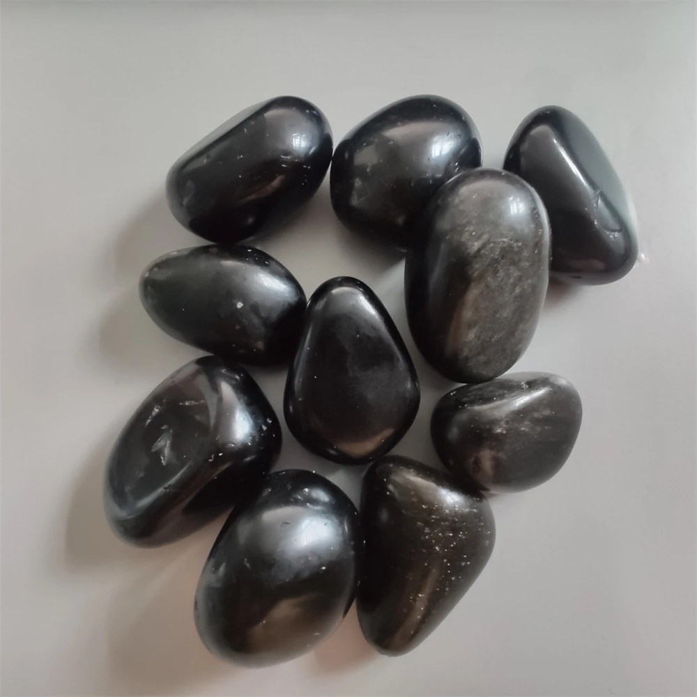 100g Natural Black Obsidian Crystal Gemstone Collectibles Rough Rock Mineral Specimen Healing Stone Decoration for Fish tank