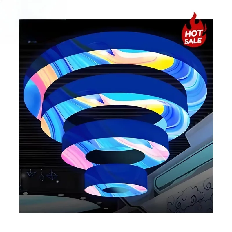 Flexible Soft Module LED Screen P1.25-P4 Custom Indoor Curved Bendable Advertising Stage Display Panel