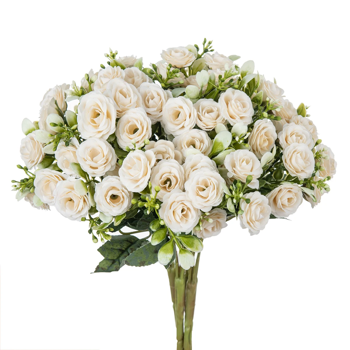 Künstliche Blumen Seidenrosen Hochzeits-Brautstrauß Heimtisch Outdoor-Garten Bogenbogen UV-Beständig DIY-Geschenk Raumdekoration – Detail 6