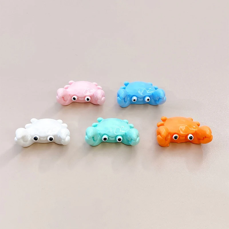 1pc Simulation Miniatur isierung niedlichen bunten Aquarium kleine Krabbe Mini Harz Aquarium Schmuck Zubehör Desktop-Schmuck