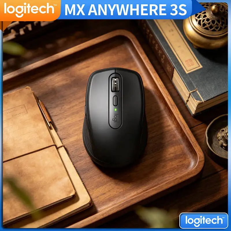 

Wireless MX Anywhere 3S - 8000 DPI, 3-Device Connect, MagSpeed Scroll, Perfect for Site Work & Field Task