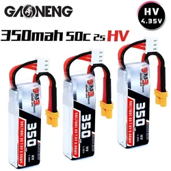 1-10 sztuk GAONENG GNB 2S 7.6v 350mah HV 4.35V * 2 50C/100C bateria Lipo dla ETAFPV Beta75X 2S Beta65X 2S Whoop malutkie drony XT30 wtyczka