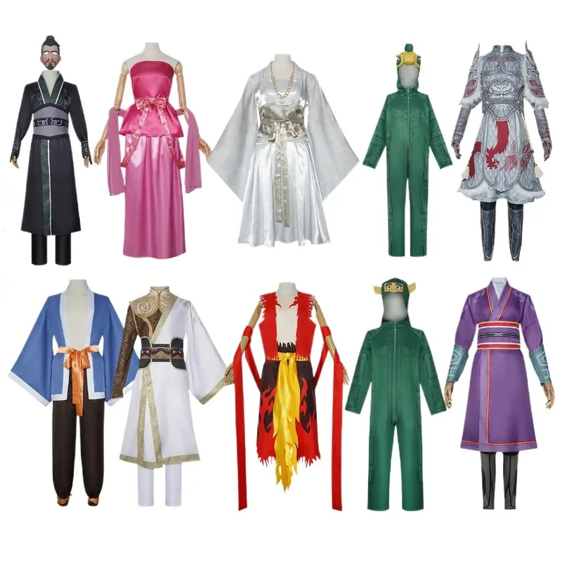 

XT8Adult Kids Ne Zha 2 Ao Guang Ne Zha Sheng Gongbao Cosplay Costumes Carnival Halloween Party Outfit Uniform Wig Suits WoXT6@!